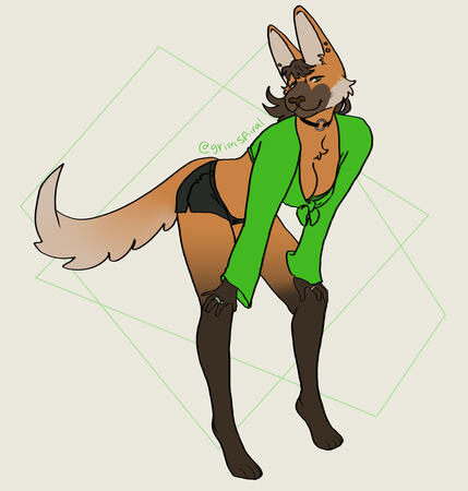 Full Body Colored Sketch