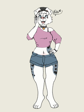 Full Body Colored Sketch